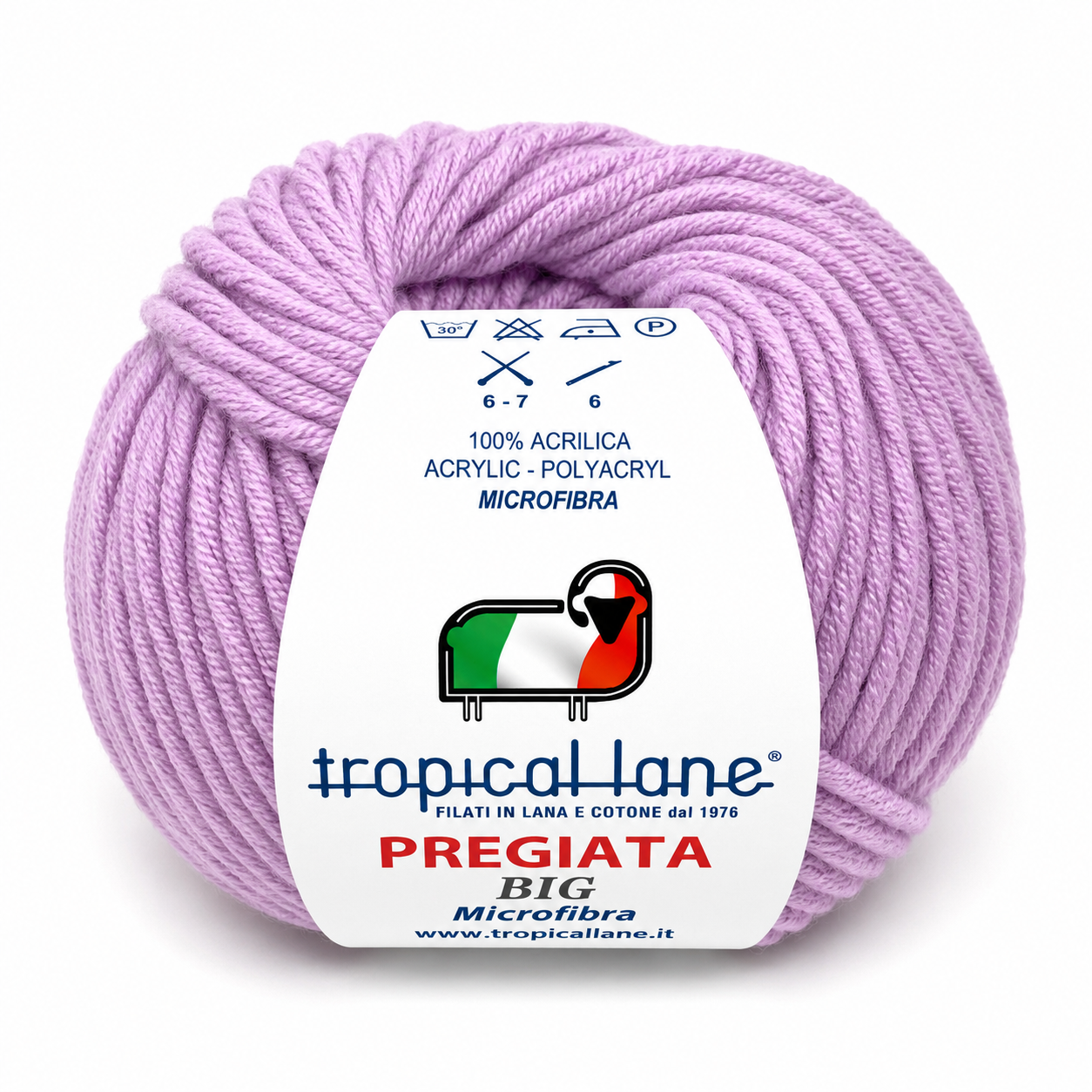 MICROFIBRA Pregiata BIG - Tropical Lane - Colore: 134 - LILLA - by LacariaRicami.Store