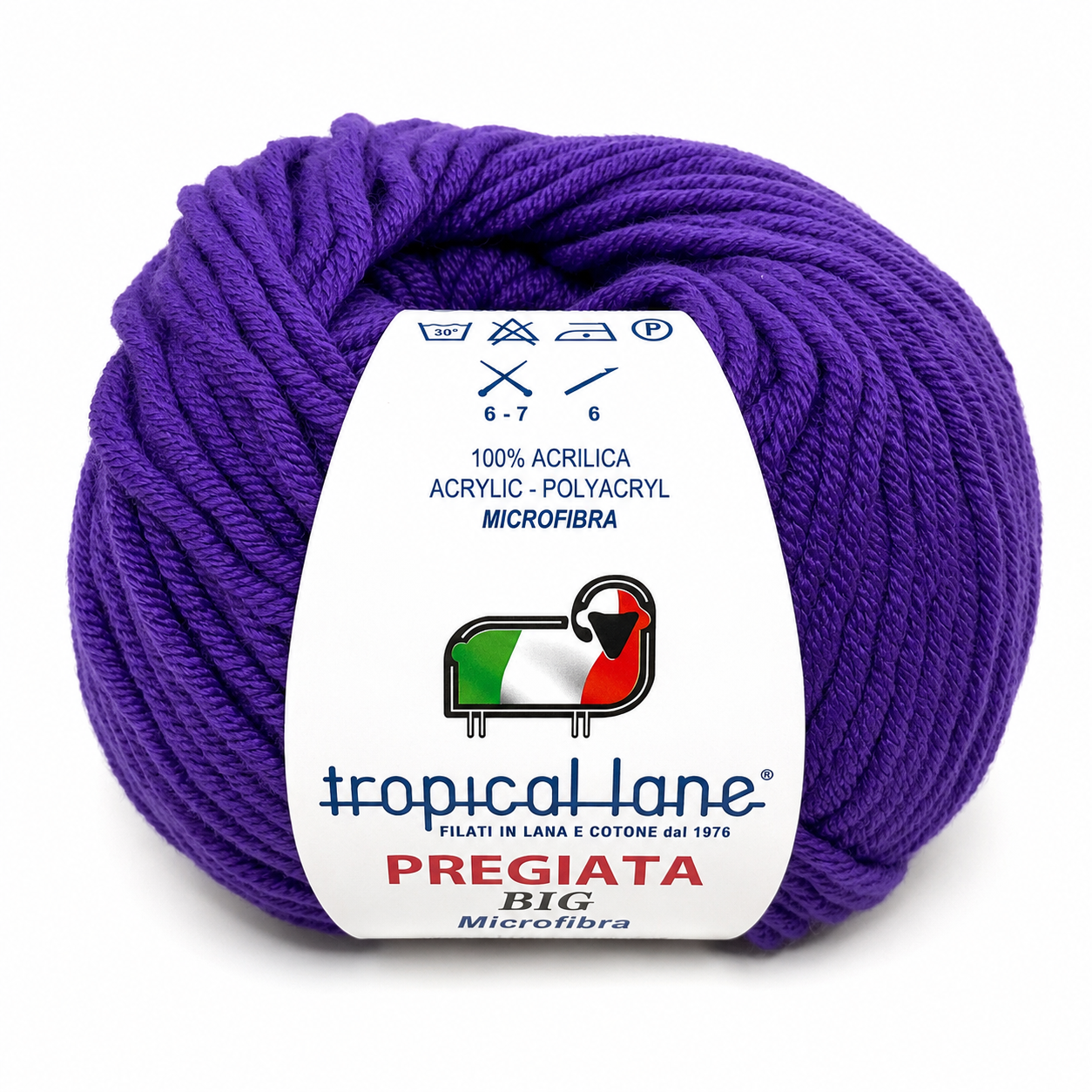 MICROFIBRA Pregiata BIG - Tropical Lane - Colore: 199 - VIOLA - by LacariaRicami.Store