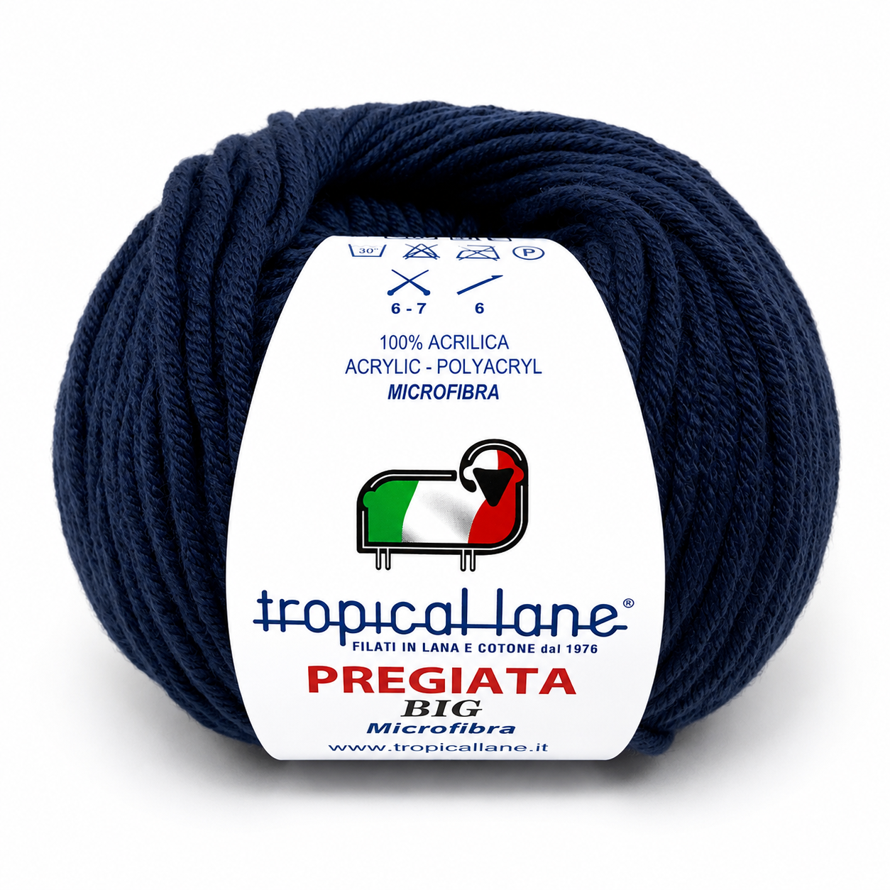 MICROFIBRA Pregiata BIG - Tropical Lane - Colore: 47 - BLU - by LacariaRicami.Store