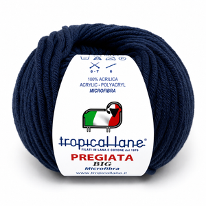 MICROFIBRA Pregiata BIG - Tropical Lane - Colore: 47 - BLU - by LacariaRicami.Store