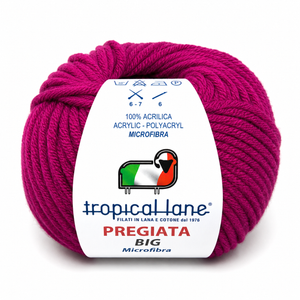 MICROFIBRA Pregiata BIG - Tropical Lane - Colore: 677 - FUCSIA FORTE - by LacariaRicami.Store
