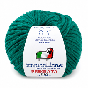 MICROFIBRA Pregiata BIG - Tropical Lane - Colore: 690 - VERDE - by LacariaRicami.Store