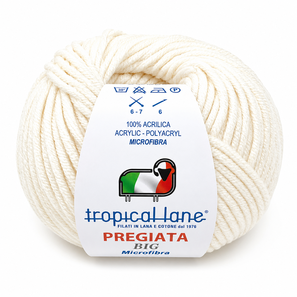 MICROFIBRA Pregiata BIG - Tropical Lane - Colore: 900 - PANNA - by LacariaRicami.Store
