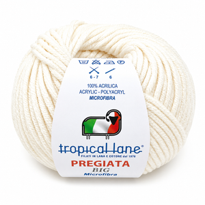 MICROFIBRA Pregiata BIG - Tropical Lane - Colore: 900 - PANNA - by LacariaRicami.Store
