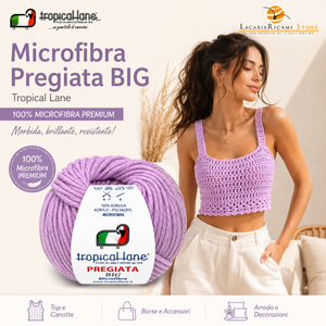 MICROFIBRA Pregiata BIG - Tropical Lane - Colore: - by LacariaRicami.Store