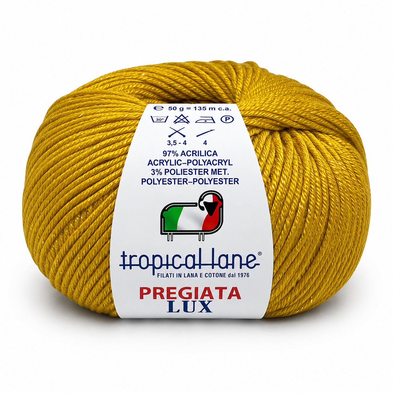 MICROFIBRA Pregiata Lux - Tropical Lane - Colore: 406 - ORO LUREX ORO - by LacariaRicami.Store