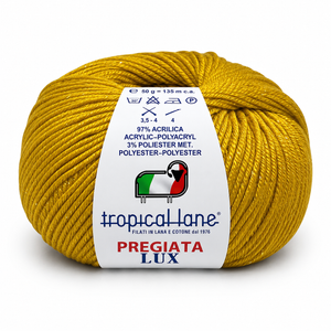 MICROFIBRA Pregiata Lux - Tropical Lane - Colore: 406 - ORO LUREX ORO - by LacariaRicami.Store