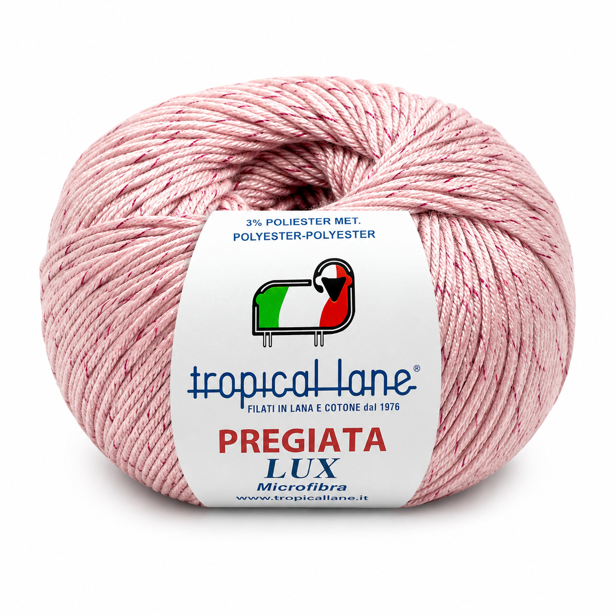 MICROFIBRA Pregiata Lux - Tropical Lane - Colore: 411 - ROSA LUREX FUCSIA - by LacariaRicami.Store