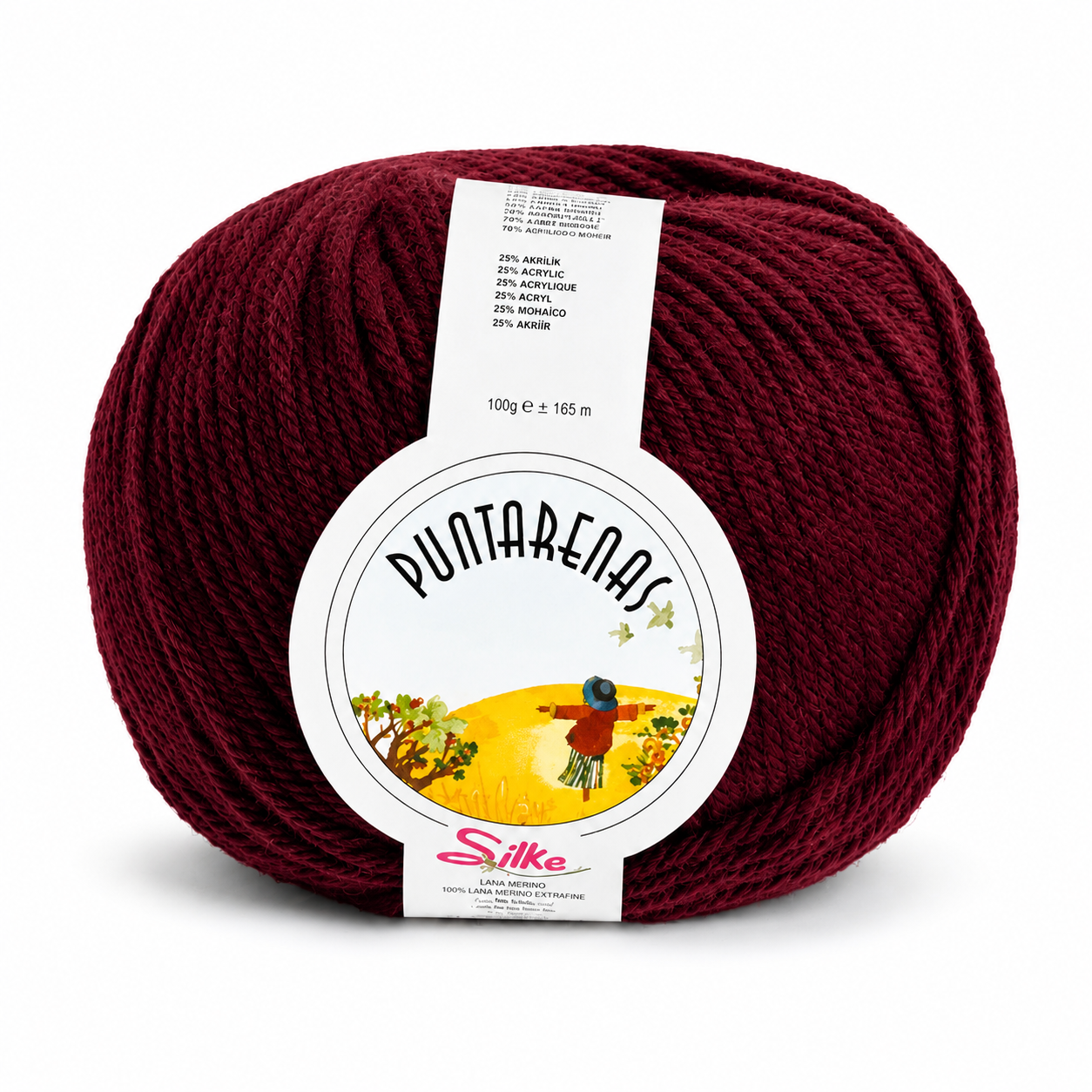 Lana PUNTARENAS - Silke - Colore: 036 - BORDEAUX - by LacariaRicami.Store