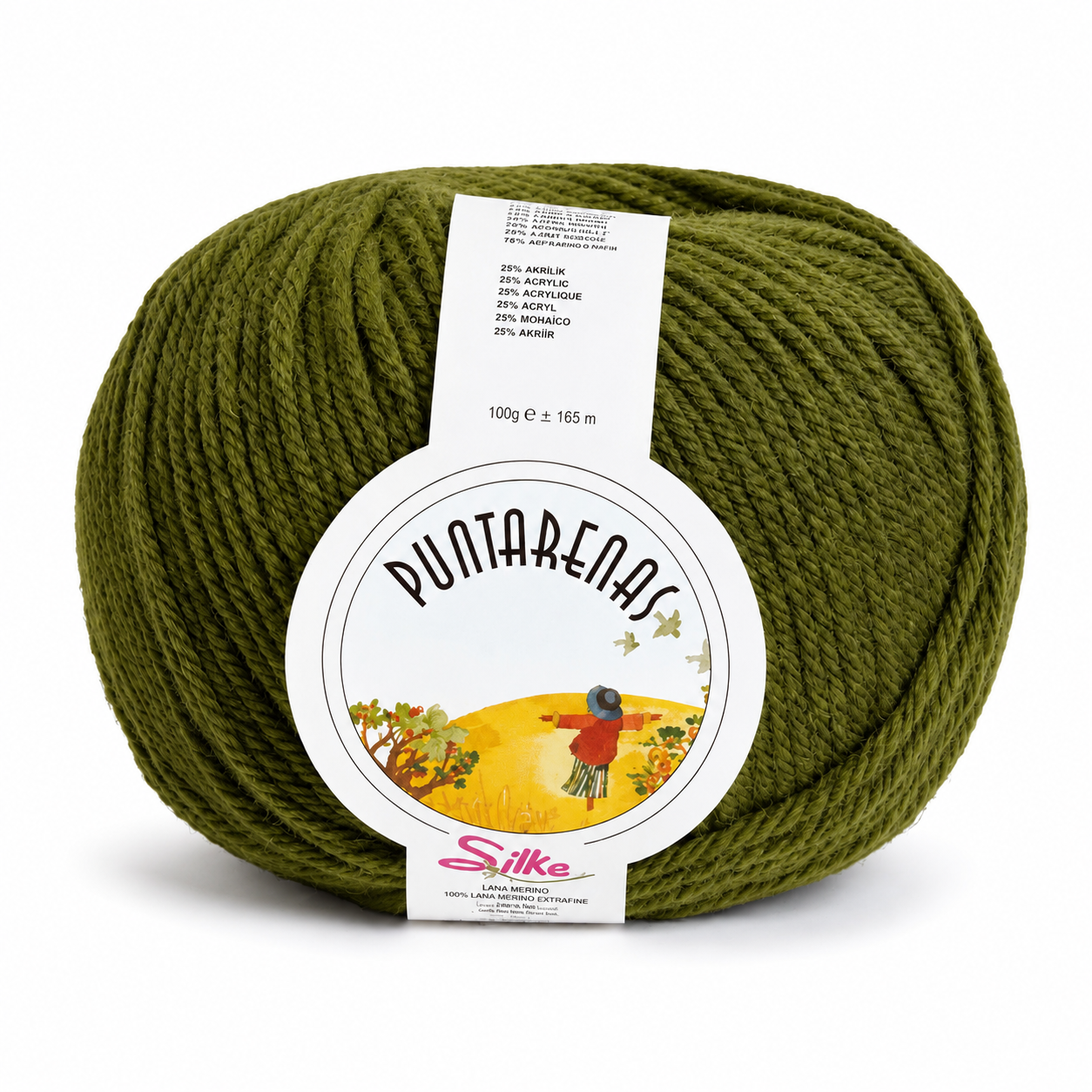 Lana PUNTARENAS - Silke - Colore: 057 - VERDE PRATO - by LacariaRicami.Store