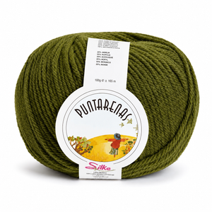 Lana PUNTARENAS - Silke - Colore: 057 - VERDE PRATO - by LacariaRicami.Store