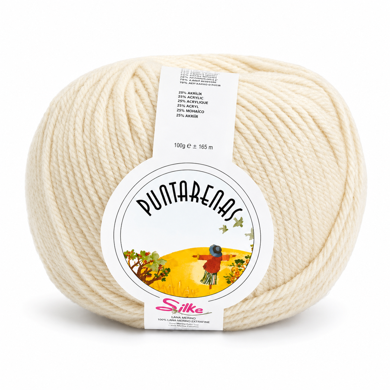 Lana PUNTARENAS - Silke - Colore: 100 - BIANCO - by LacariaRicami.Store