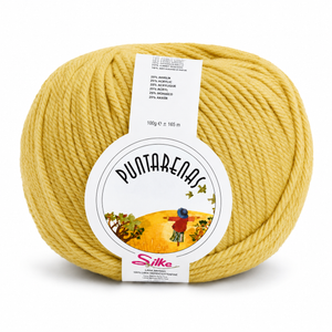 Lana PUNTARENAS - Silke - Colore: 104 - GIALLO CHIARO - by LacariaRicami.Store