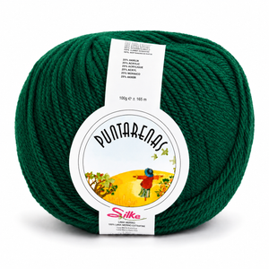 Lana PUNTARENAS - Silke - Colore: 243 - VERDE SMERALDO - by LacariaRicami.Store