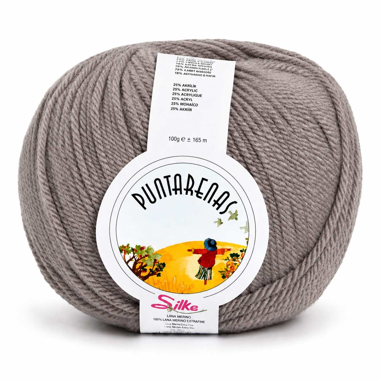 Lana PUNTARENAS - Silke - Colore: 335 - GRIGIO PERLA - by LacariaRicami.Store