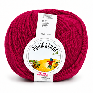 Lana PUNTARENAS - Silke - Colore: 362 - FUXIA - by LacariaRicami.Store