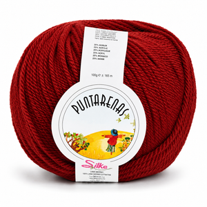 Lana PUNTARENAS - Silke - Colore: 570 - ROSSO - by LacariaRicami.Store
