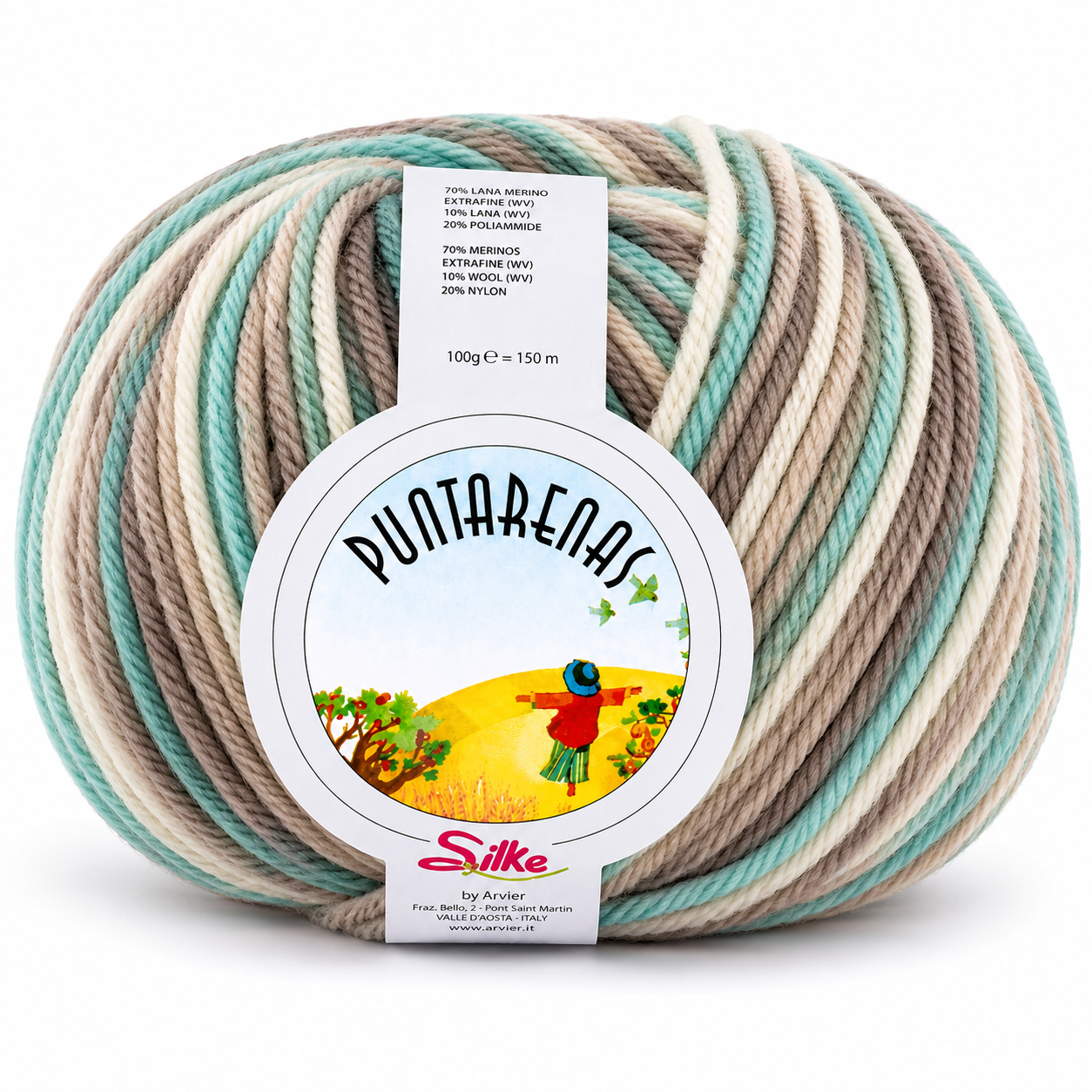 Lana PUNTARENAS COLOR - Silke - Colore: 001 - COLOR - by LacariaRicami.Store