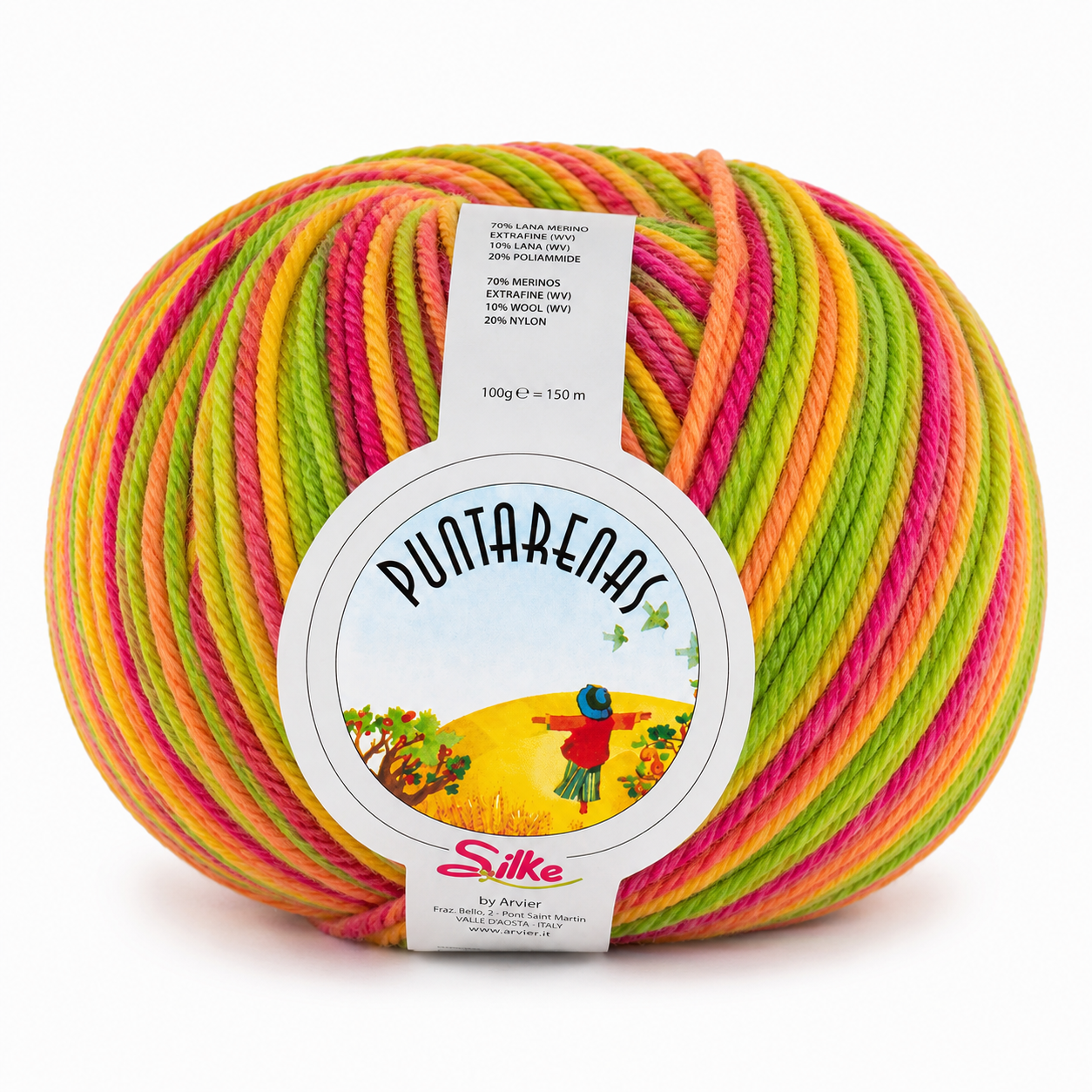 Lana PUNTARENAS COLOR - Silke - Colore: 004 - COLOR - by LacariaRicami.Store