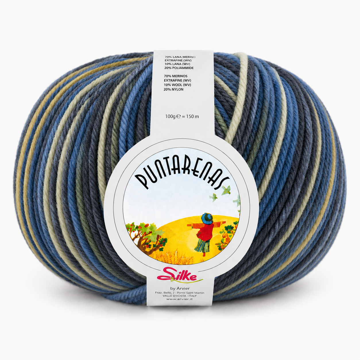 Lana PUNTARENAS COLOR - Silke - Colore: 010 - COLOR - by LacariaRicami.Store