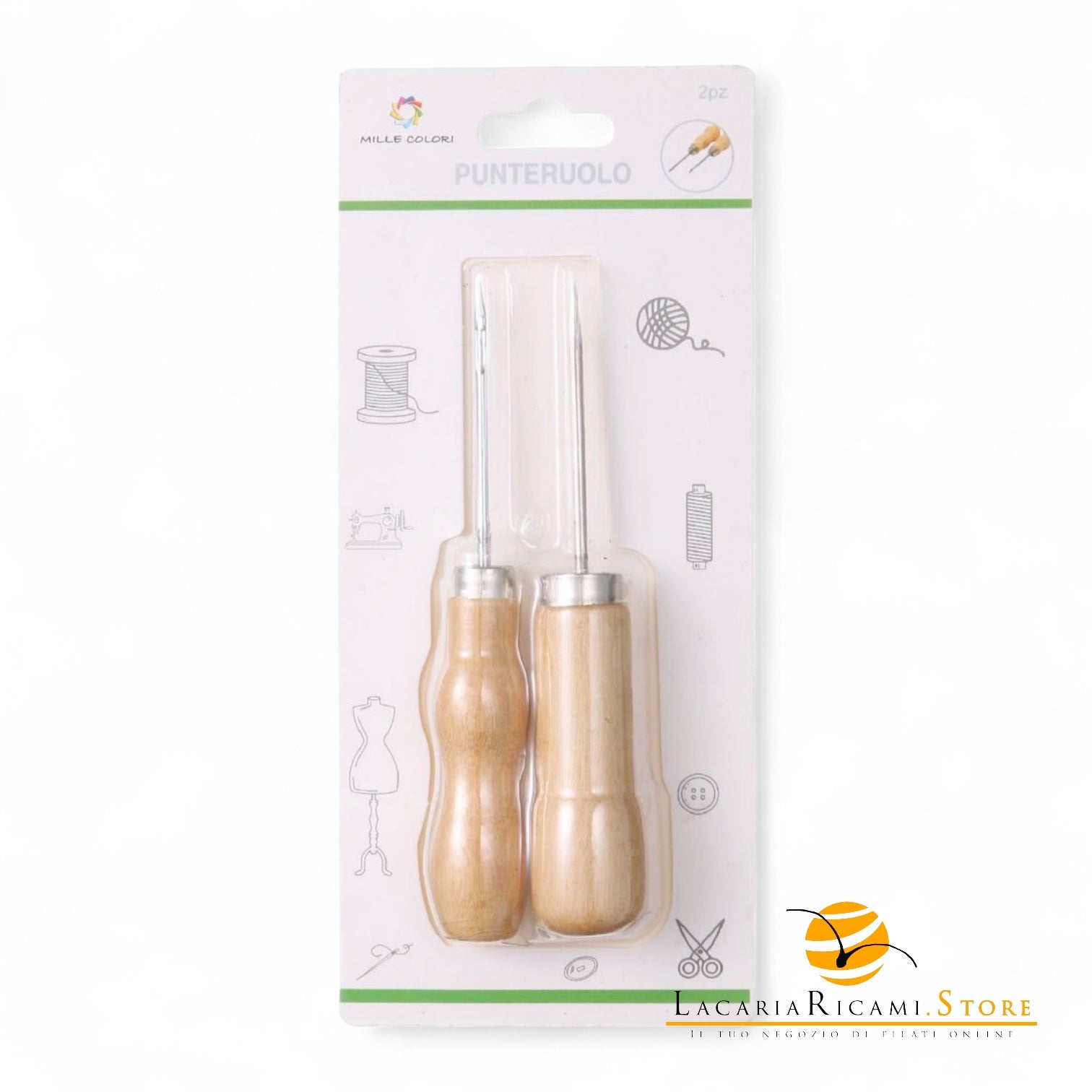 PUNTERUOLO con Manico in Legno