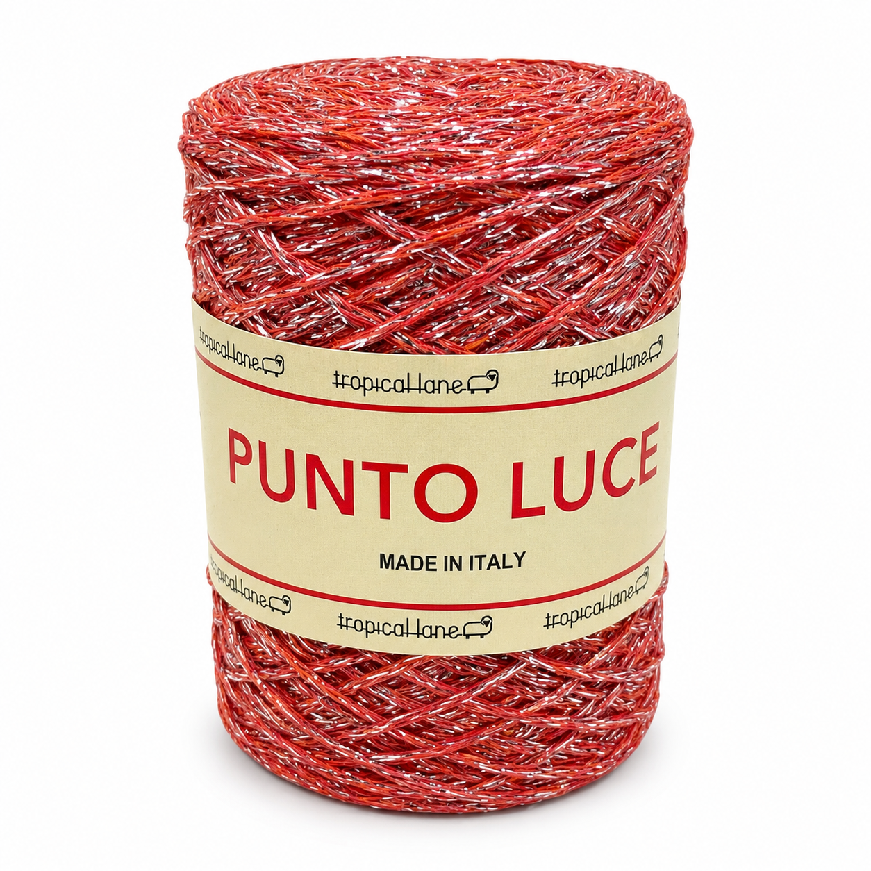 VISCOSA Punto Luce - Tropical Lane - Colore: 33 - CORALLO LUREX ARGENTO - by LacariaRicami.Store