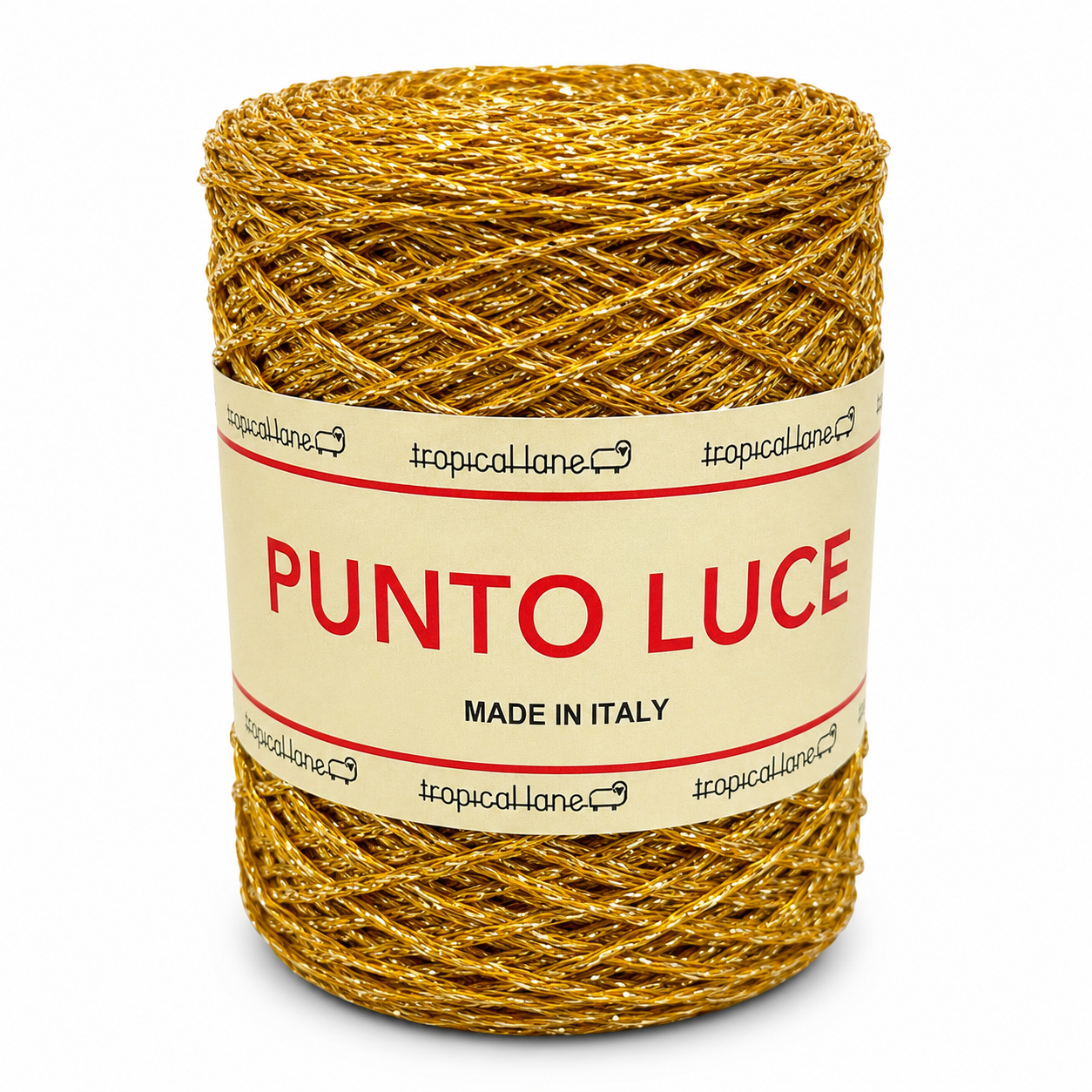 VISCOSA Punto Luce - Tropical Lane - Colore: 39 - GIALLO ORO LUREX ORO - by LacariaRicami.Store