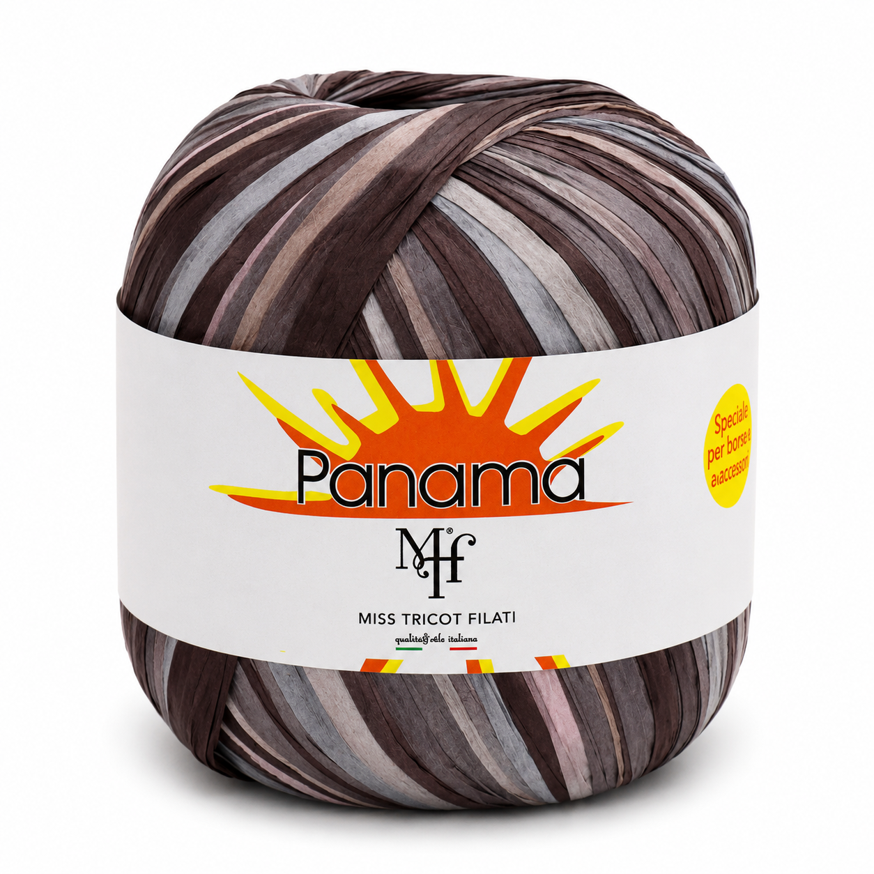 RAFIA Panama – Miss Tricot Filati - Colore: 05 - COLOR GRIGIO - by LacariaRicami.Store