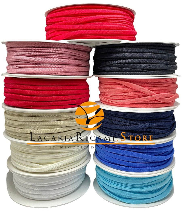 Tubolare TONDO bielastico lycra 5 mm - IBIZA - - LacariaRicami.Store