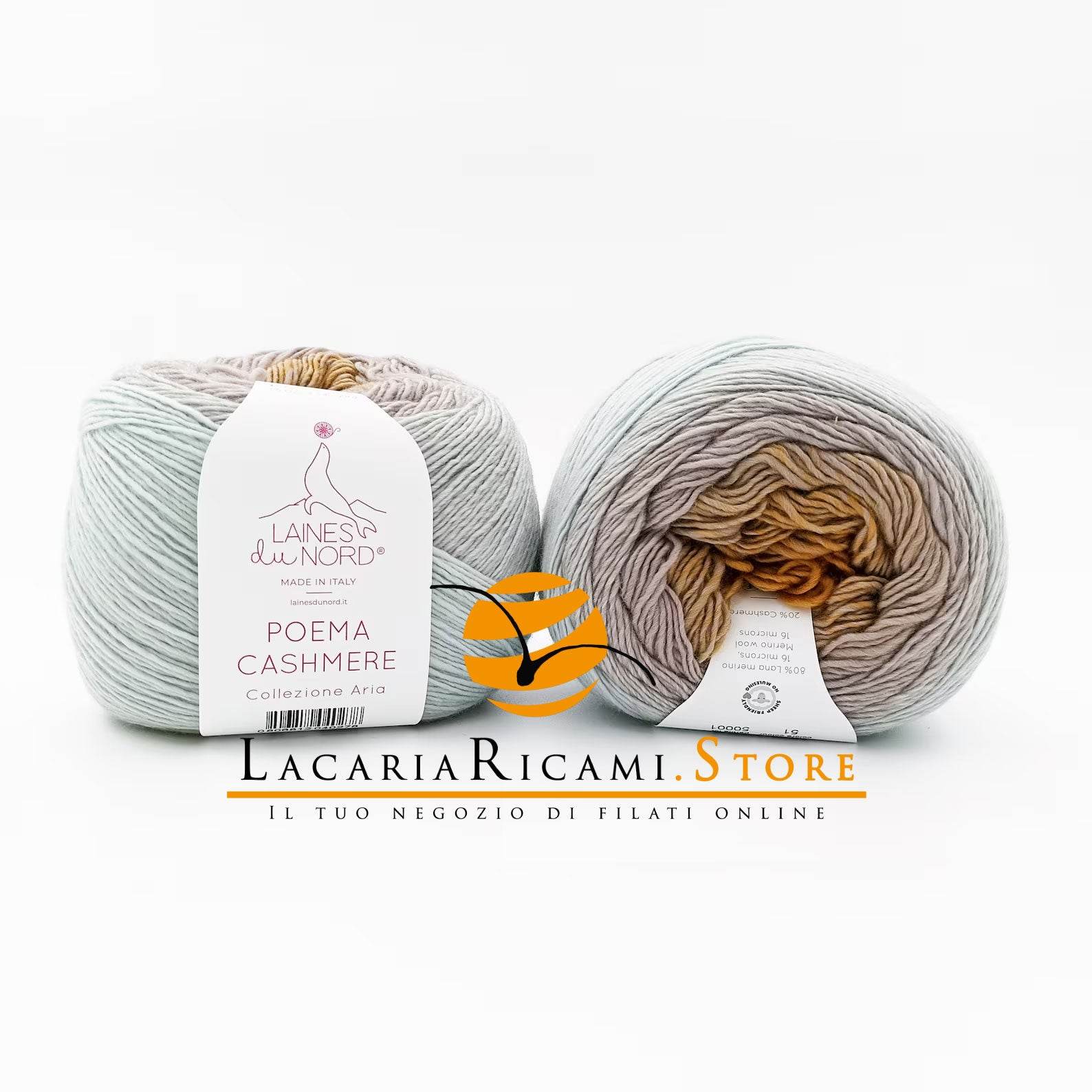 Lana POEMA CASHMERE - Laines du Nord - - LacariaRicami.Store