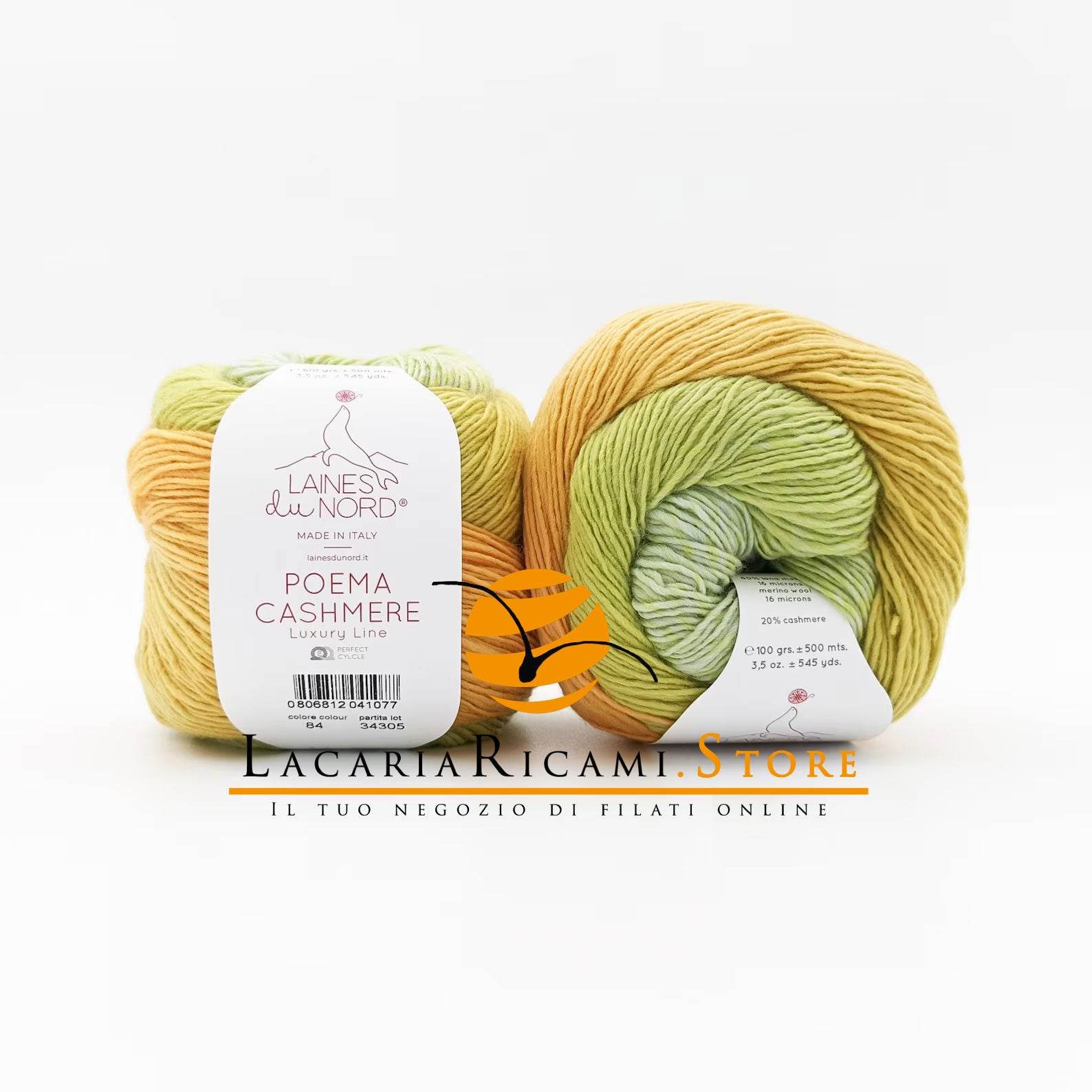 Lana POEMA CASHMERE - Laines du Nord - - LacariaRicami.Store