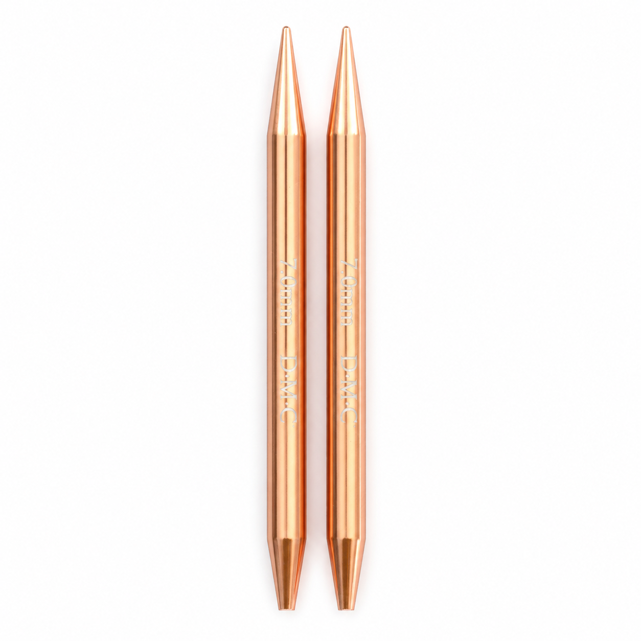 Ferri circolari Rose Gold Intercambiabili - DMC - Colore: Ferri circolari da - 7.0 mm - by LacariaRicami.Store