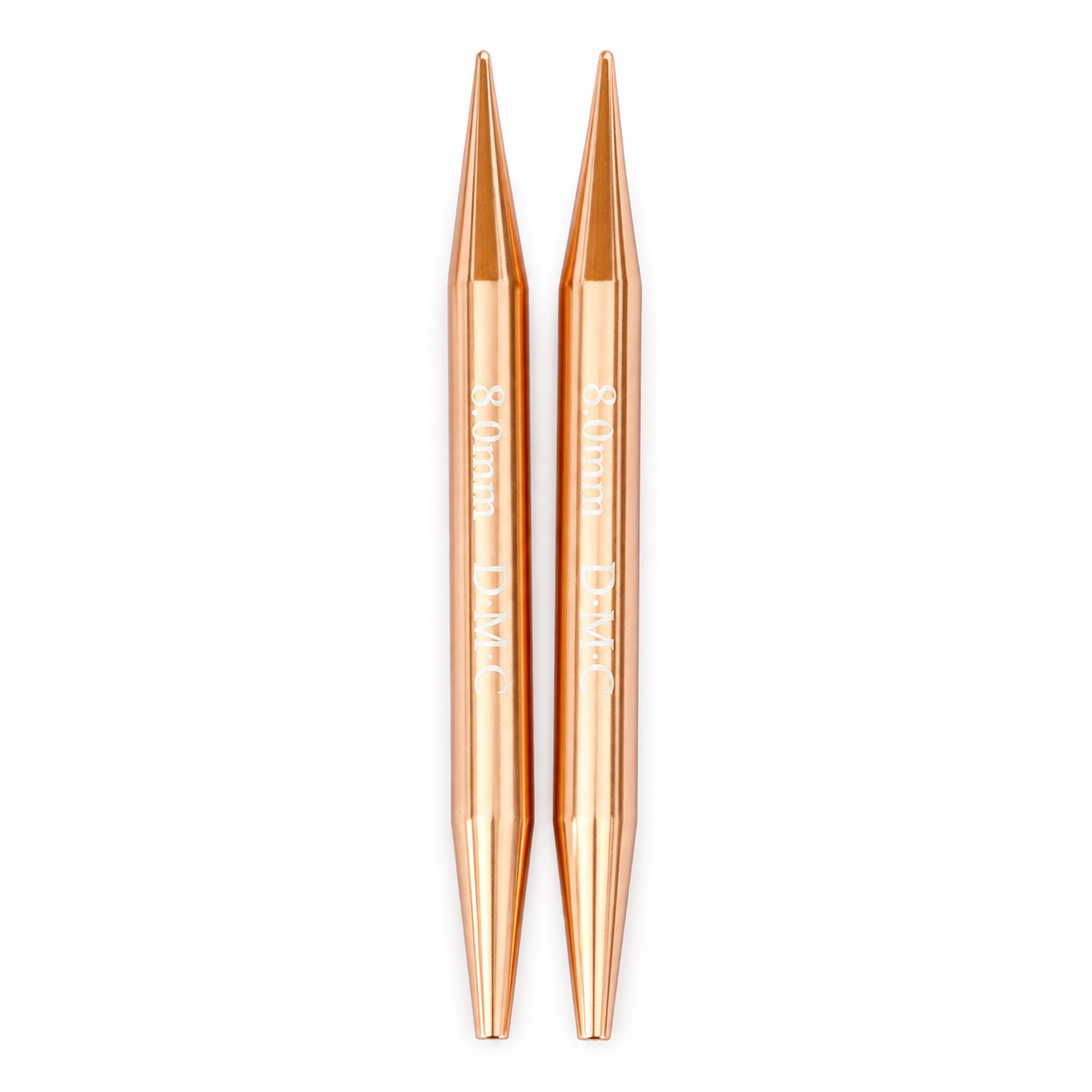 Ferri circolari Rose Gold Intercambiabili - DMC - Colore: Ferri circolari da - 8.0 mm - by LacariaRicami.Store