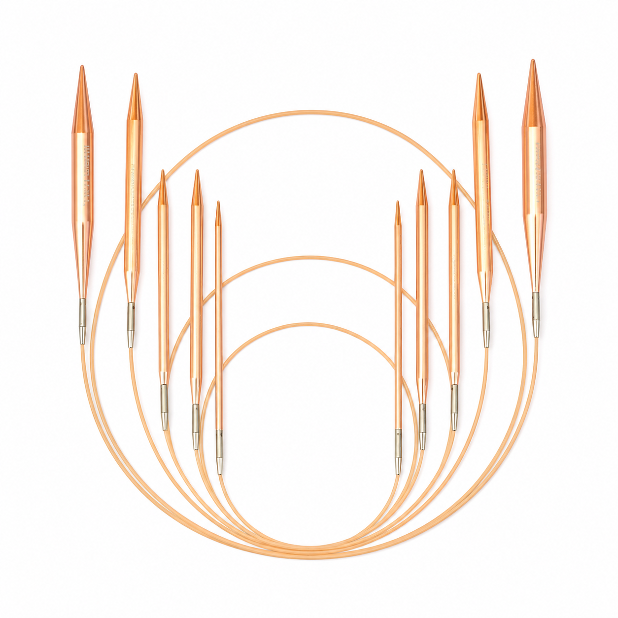 Ferri circolari Rose Gold Intercambiabili - DMC - Colore: - by LacariaRicami.Store