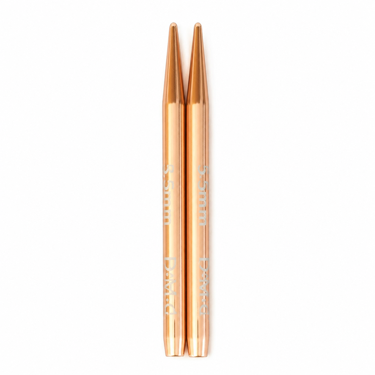 Ferri circolari Rose Gold Intercambiabili - DMC - Colore: Piccoli ferri circolari - 3.5 mm - by LacariaRicami.Store