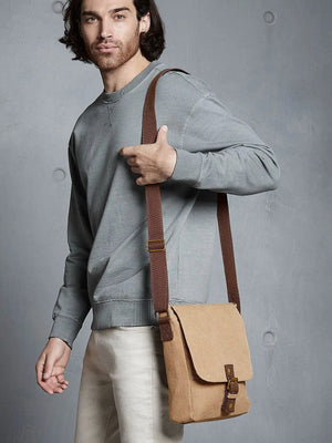 Borsa Reporter per iPad/Tablet in tela vintage - QD624 | Irresistibile - - LacariaRicami.Store