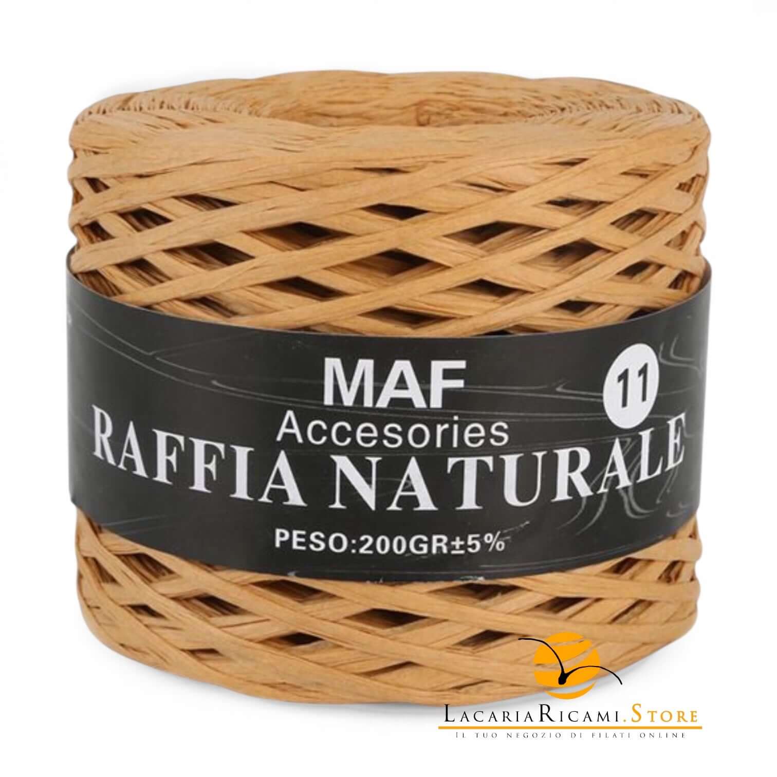 Rafia RAFFIA NATURALE - MAF Accessories - Colore: 11 - CREMA - by LacariaRicami.Store