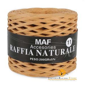 Rafia RAFFIA NATURALE - MAF Accessories - Colore: 11 - CREMA - by LacariaRicami.Store