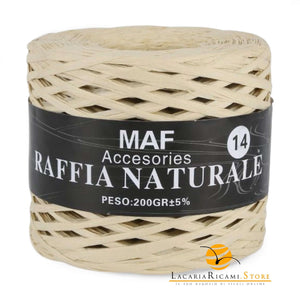 Rafia RAFFIA NATURALE - MAF Accessories - Colore: 14 - PANNA - by LacariaRicami.Store