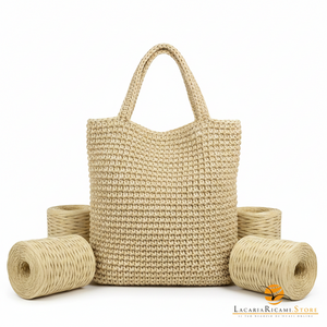 Rafia NATURALE - LacariaRicami.Store - Colore: - by LacariaRicami.Store