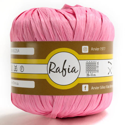 Viscosa RAFIA - GPTEX - Colore: 3655 - ROSA - by LacariaRicami.Store