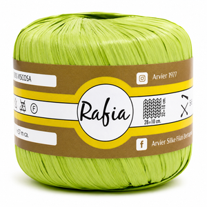 Viscosa RAFIA - GPTEX - Colore: 16 - VERDE PISTACCHIO - by LacariaRicami.Store