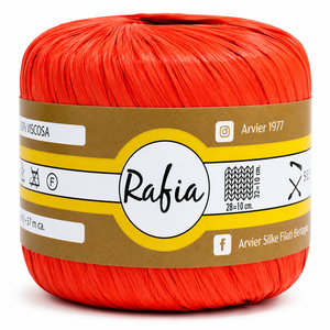 Viscosa RAFIA - GPTEX - Colore: 22 - ARANCIO - by LacariaRicami.Store
