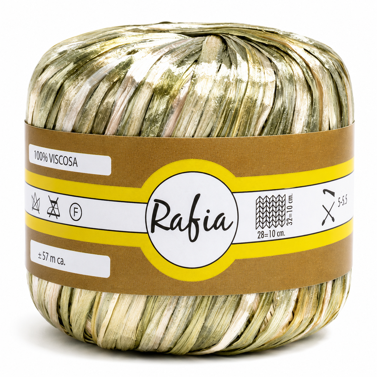 Viscosa RAFIA - GPTEX - Colore: 3080 - ORO BEIGE LUX - by LacariaRicami.Store