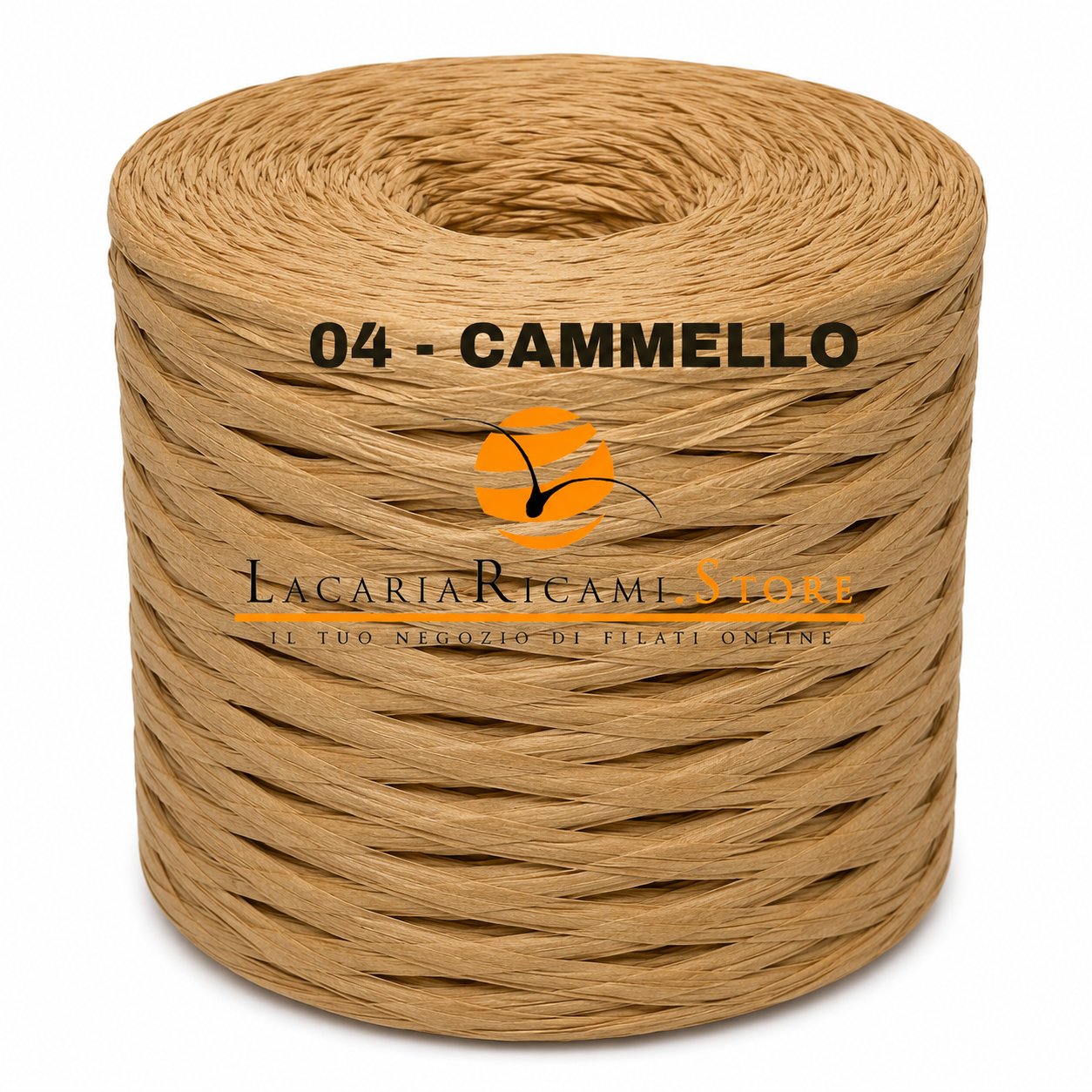 Rafia NATURALE - LacariaRicami.Store - Colore: 04 - CAMMELLO - by LacariaRicami.Store
