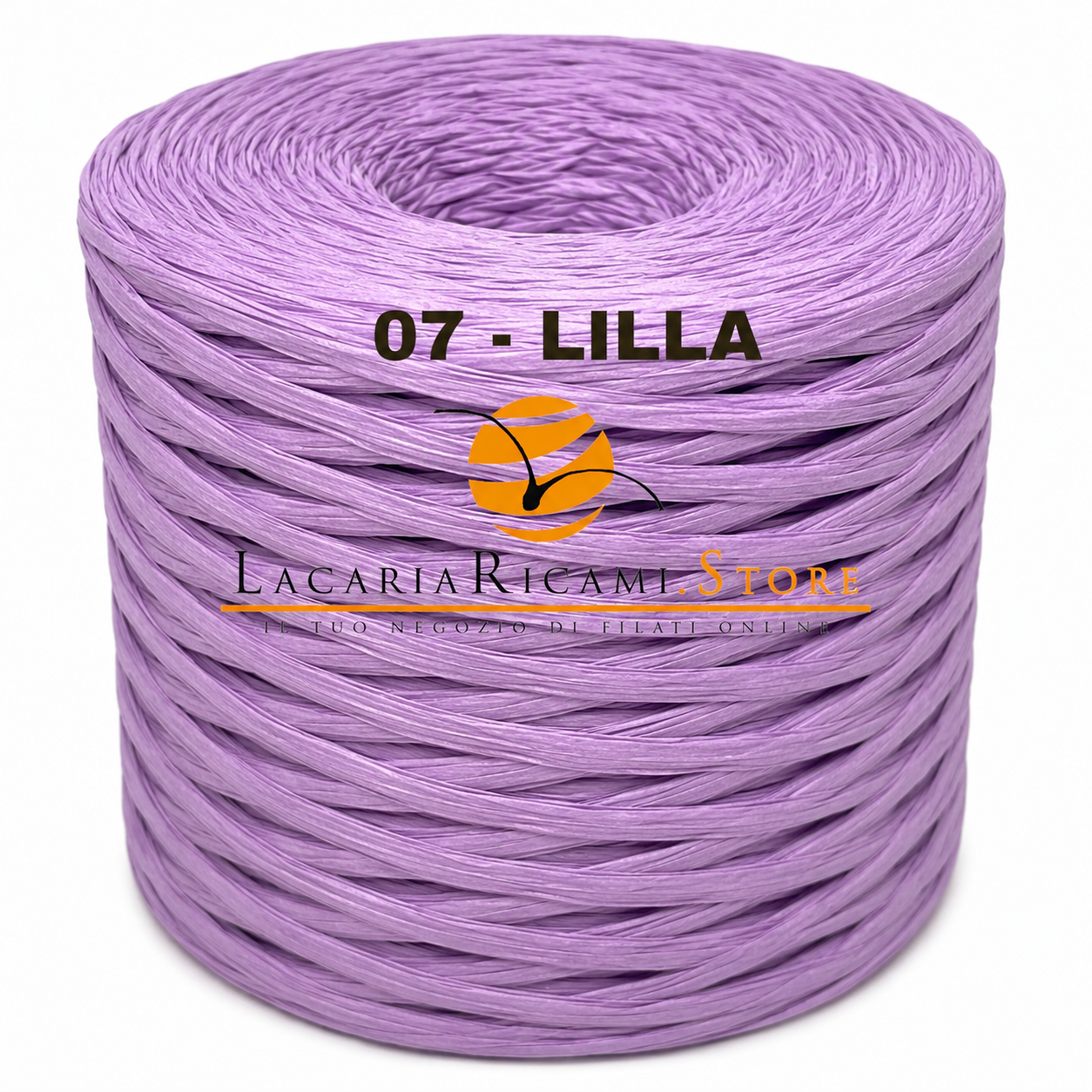 Rafia NATURALE - LacariaRicami.Store - Colore: 07 - LILLA - by LacariaRicami.Store