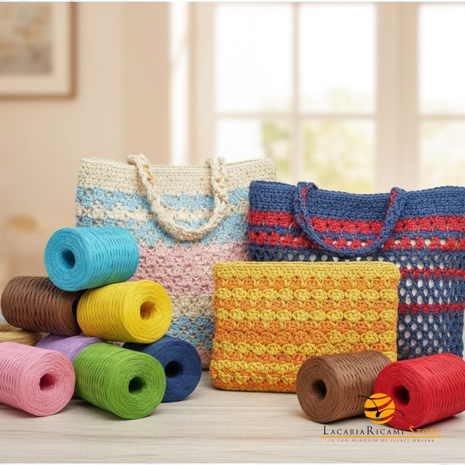 Rafia NATURALE - LacariaRicami.Store - Colore: - by LacariaRicami.Store