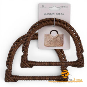 MANICI in Rattan - Colore: 13,5x11 Cm - CASTORO - by LacariaRicami.Store