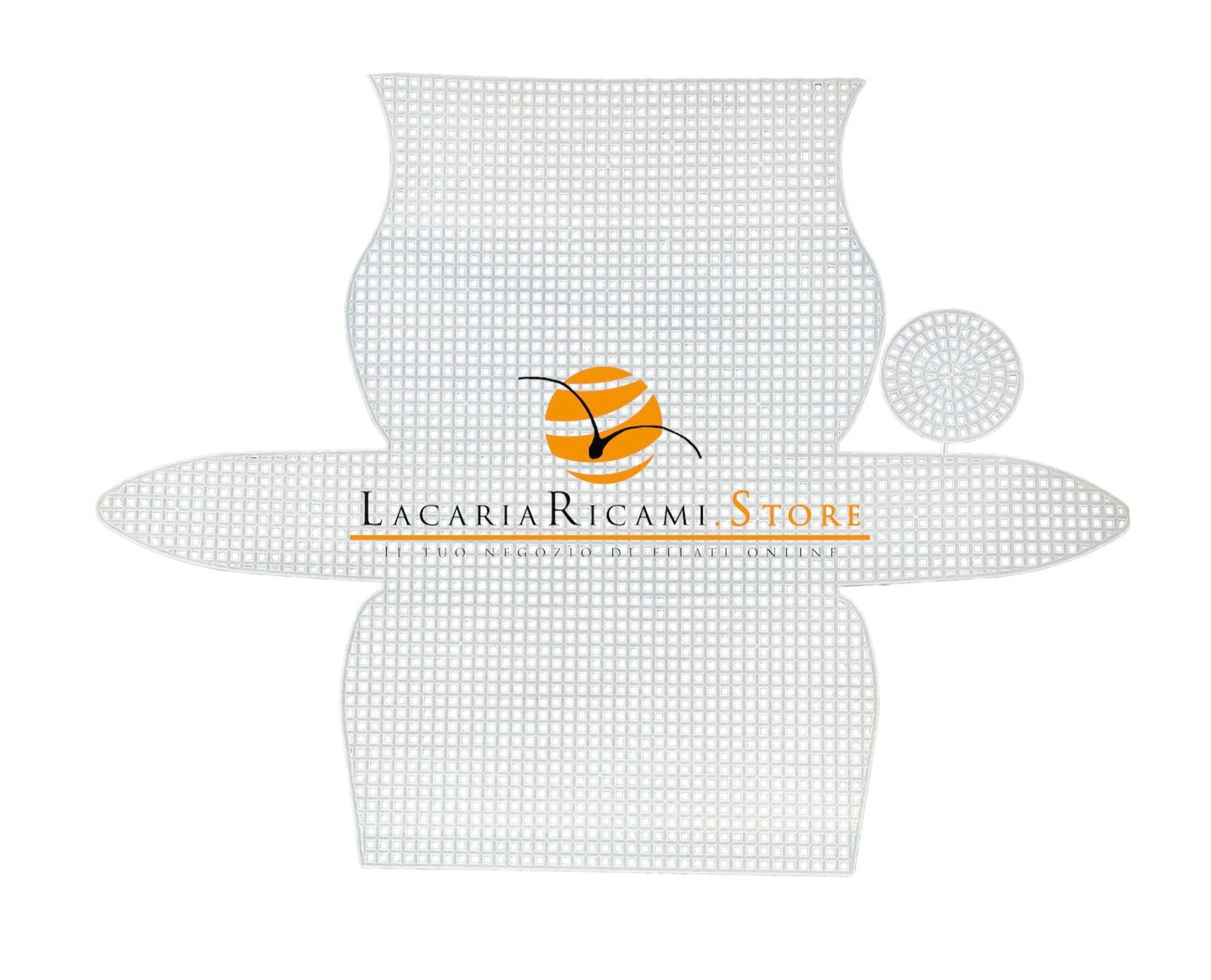 Rete Sagomata pochette 29,4x23 - - LacariaRicami.Store
