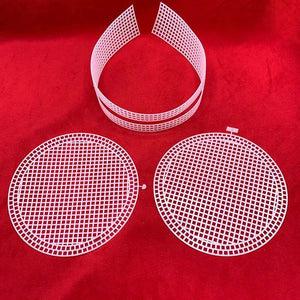 Rete Sagomata BORSA Rotonda - - LacariaRicami.Store